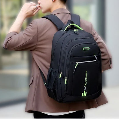 Waterproof Oxford Men's Backpack Stylish Durable Urban Travel Design