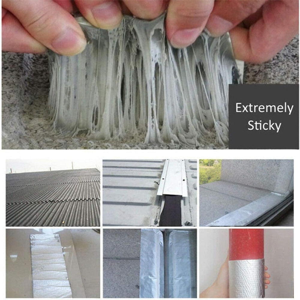 Waterproof Repair Tape Butyl Rubber Aluminium Seal Tape for Leaks Cracks