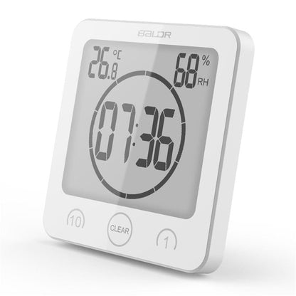 Waterproof Shower Clock Bathroom Timer Large Display