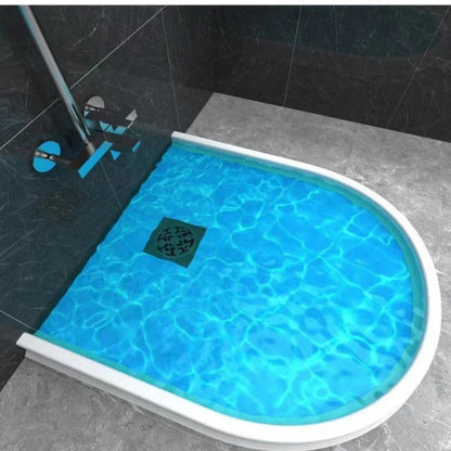 Waterproof Shower Threshold Barrier Strip Flexible Bathroom Water Stopper for Shower Floor