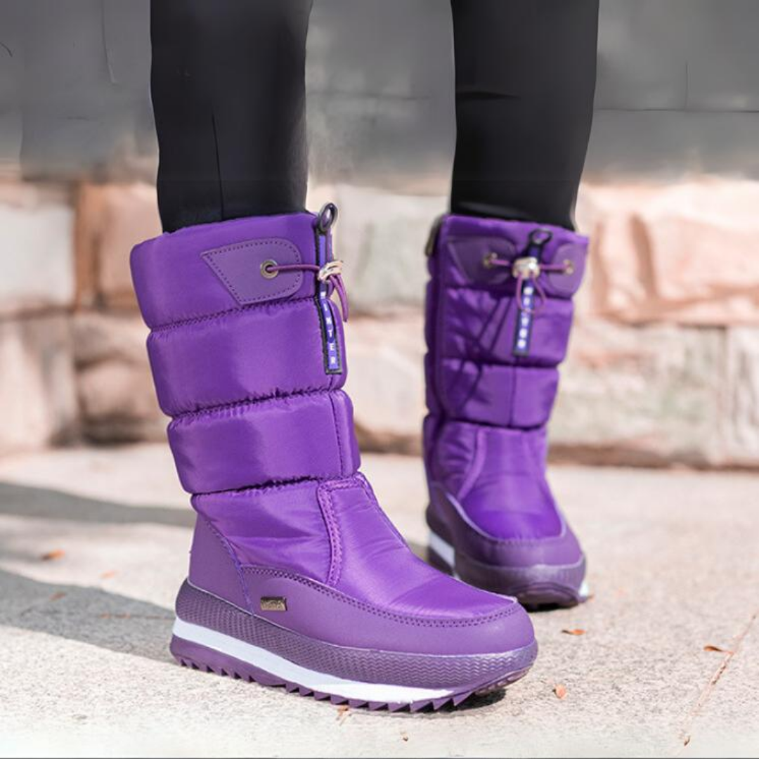 Waterproof Side Zip Boots Non Slip Winter Comfort