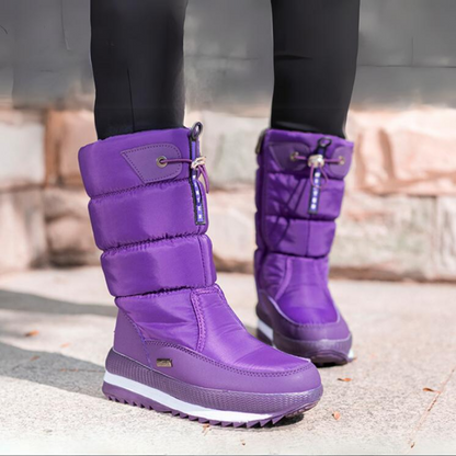 Waterproof Side Zip Boots Non Slip Winter Comfort