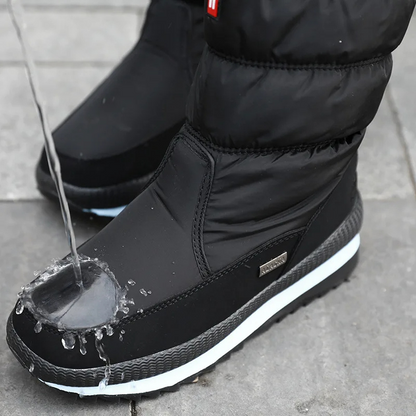 Waterproof Side Zip Boots Non Slip Winter Comfort