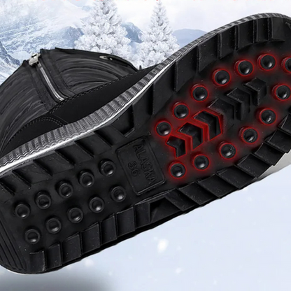 Waterproof Side Zip Boots Non Slip Winter Comfort