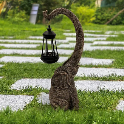 Waterproof Solar Elephant Garden Light LED Outdoor Decorative Lamp