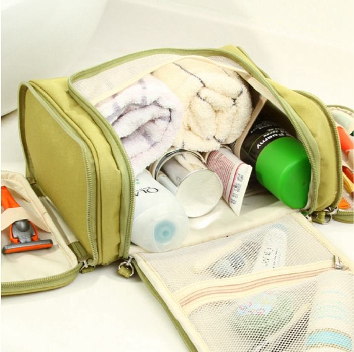 Waterproof Travel Makeup Bag Large Capacity Cosmetic Toiletry Organizer Pouch
