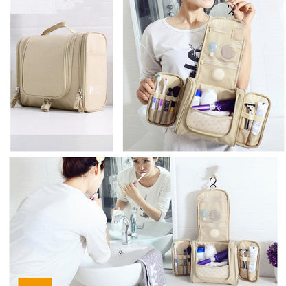Waterproof Travel Makeup Bag Large Capacity Cosmetic Toiletry Organizer Pouch