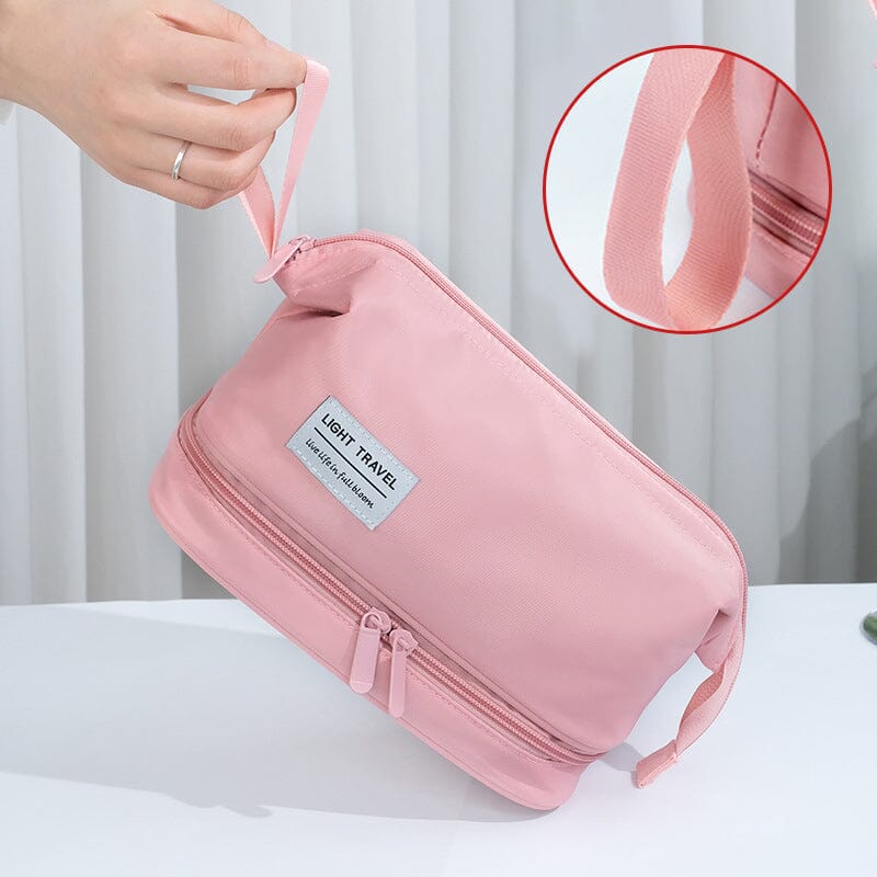 Waterproof Travel Toiletry Bag Large Capacity Cosmetic Organizer with Adjustable Strap