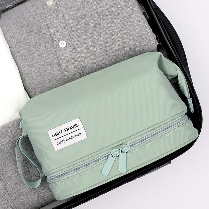 Waterproof Travel Toiletry Bag Large Capacity Cosmetic Organizer with Adjustable Strap