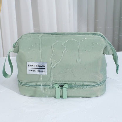 Waterproof Travel Toiletry Bag Large Capacity Cosmetic Organizer with Adjustable Strap