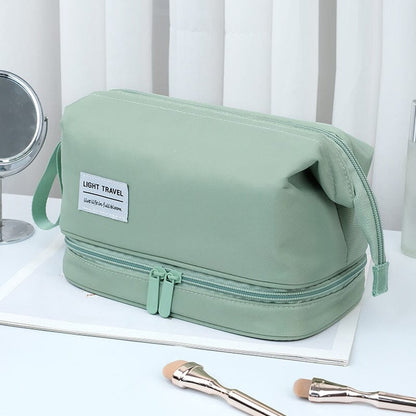 Waterproof Travel Toiletry Bag Large Capacity Cosmetic Organizer with Adjustable Strap
