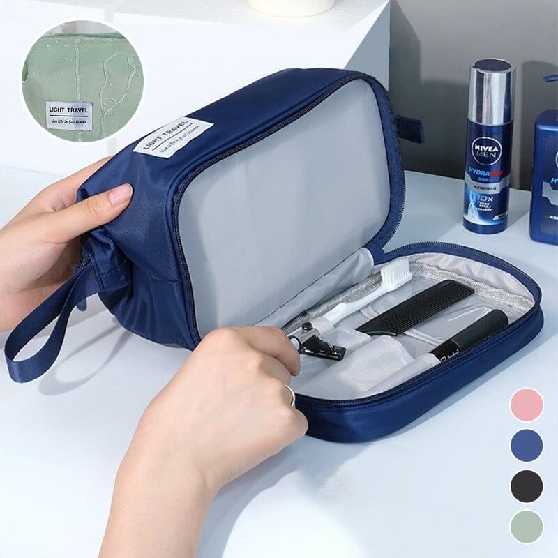 Waterproof Travel Toiletry Bag Large Capacity Cosmetic Organizer with Adjustable Strap