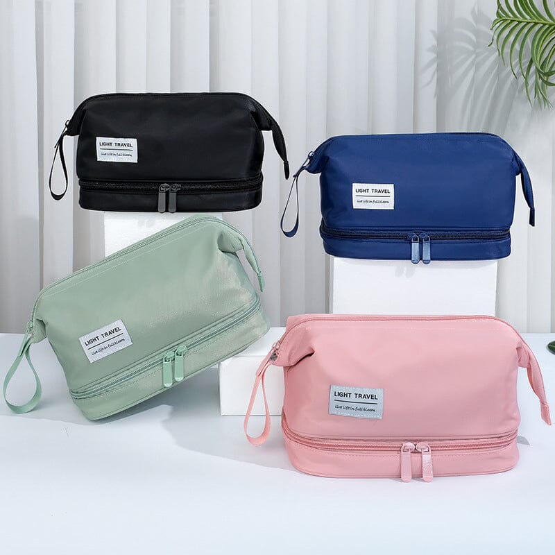 Waterproof Travel Toiletry Bag Large Capacity Cosmetic Organizer with Adjustable Strap