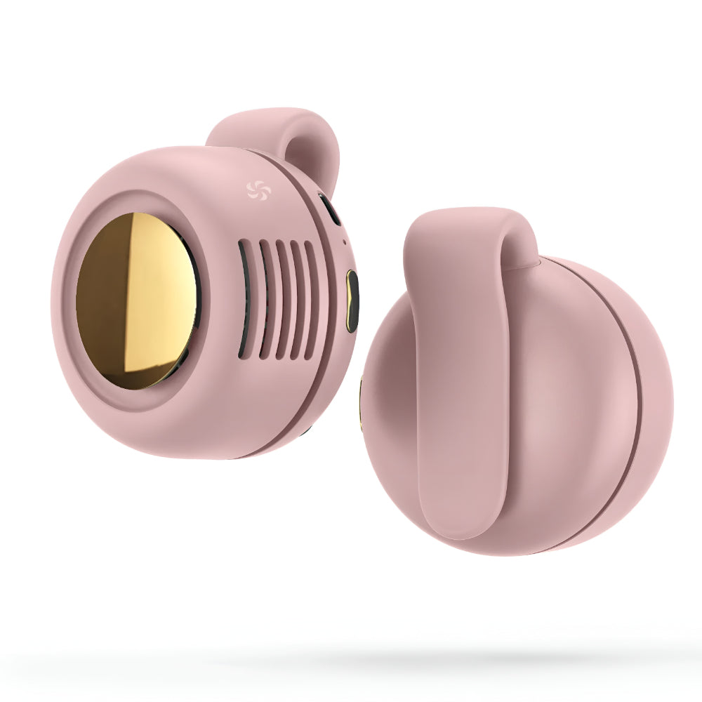 Wearable Bladeless Waist Clip Fan for Hands Free Cooling