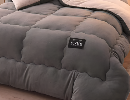 Winter Duvet Cover Thick Soft Fleece Warm Bedding