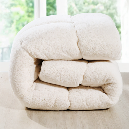 Winter Duvet Cover Thick Soft Fleece Warm Bedding