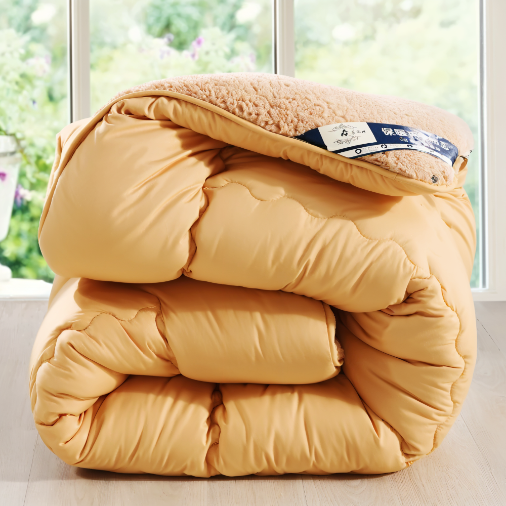 Winter Duvet Cover Thick Soft Fleece Warm Bedding