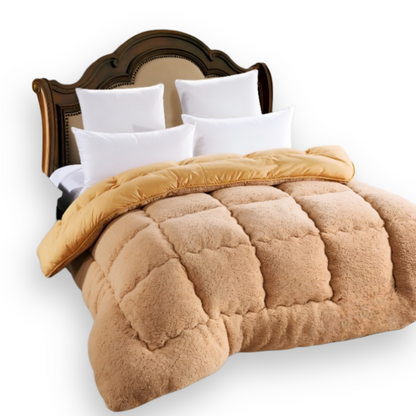 Winter Duvet Cover Thick Soft Fleece Warm Bedding