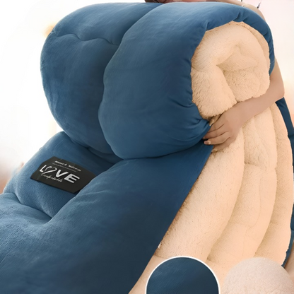 Winter Duvet Cover Thick Soft Fleece Warm Bedding