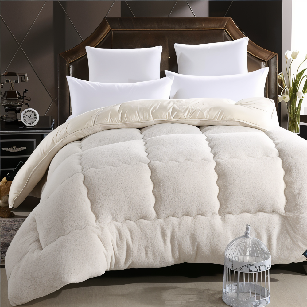 Winter Duvet Cover Thick Soft Fleece Warm Bedding