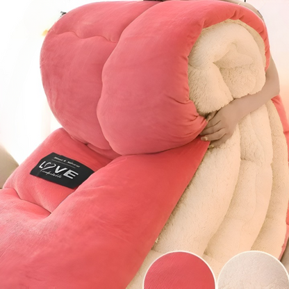 Winter Duvet Cover Thick Soft Fleece Warm Bedding
