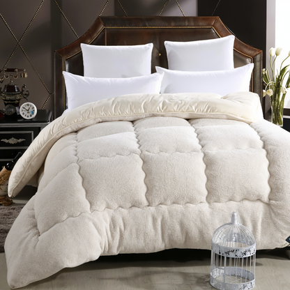 Winter Duvet Cover Thick Soft Fleece Warm Bedding