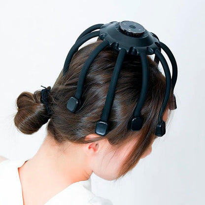 Wireless Audio Head Massager with Vibration Modes Full Scalp Coverage