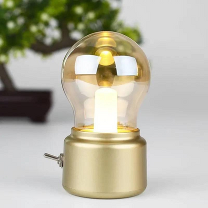 Wireless LED Table Lamp USB Rechargeable Dimmable Desk Light