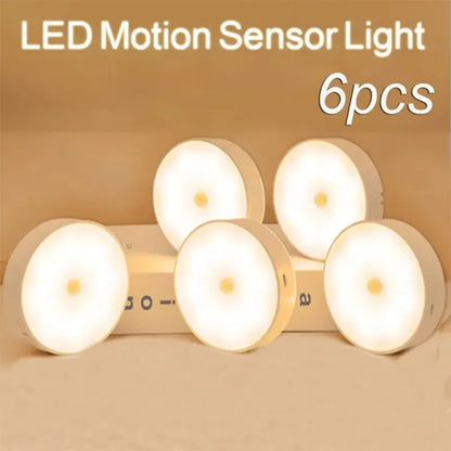 Wireless Motion Sensor Night Light LED Magnetic Rechargeable