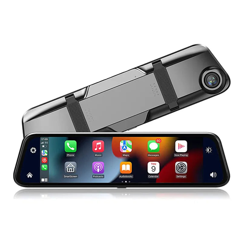 Wireless Rearview Mirror Dash Camera Dual View Recording