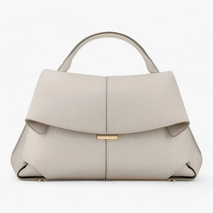 Women Lightweight Flap Handbag Structured Shoulder Bag Modern Minimalist Design
