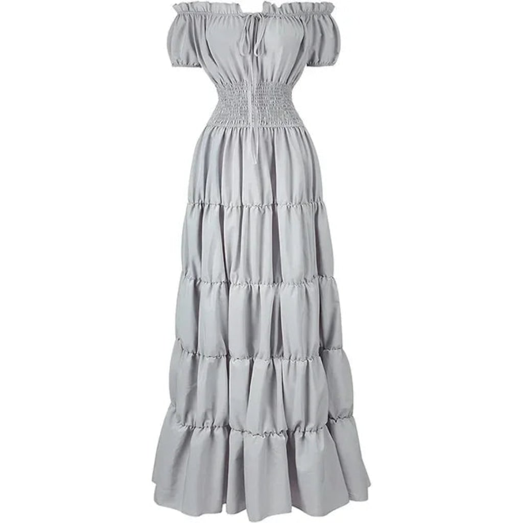 Women's Boho Maxi Dress Off Shoulder A Line Summer Party Outfit