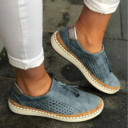Women's Casual Slip On Arch Support Walking Loafers