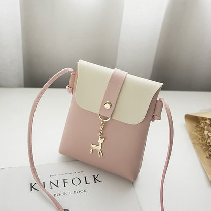 Women's Compact Square Handbag Top Handle Structured Mini Bag Secure Closure