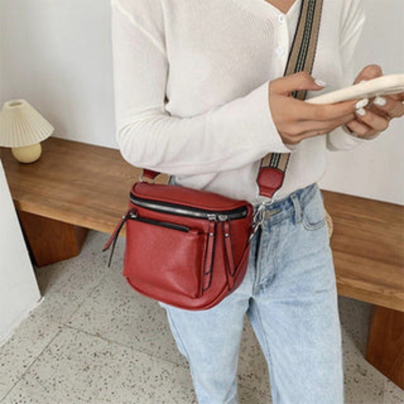Women’s Crossbody Bag Large Capacity Multi Pocket Shoulder Bag with Adjustable Strap