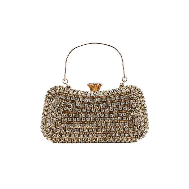 Women's Geometric Pattern Clutch Bag Compact Structured Evening Purse