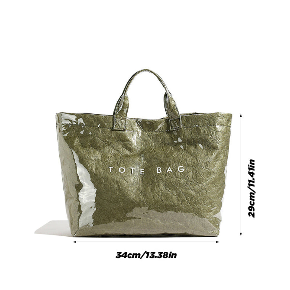 Women's Large Printed Shopper Tote Bag