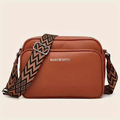 Women's Leather Shoulder Bag Crossbody Handbag Large Capacity Adjustable Strap