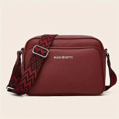 Women's Leather Shoulder Bag Crossbody Handbag Large Capacity Adjustable Strap