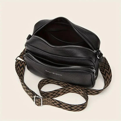 Women's Leather Shoulder Bag Crossbody Handbag Large Capacity Adjustable Strap