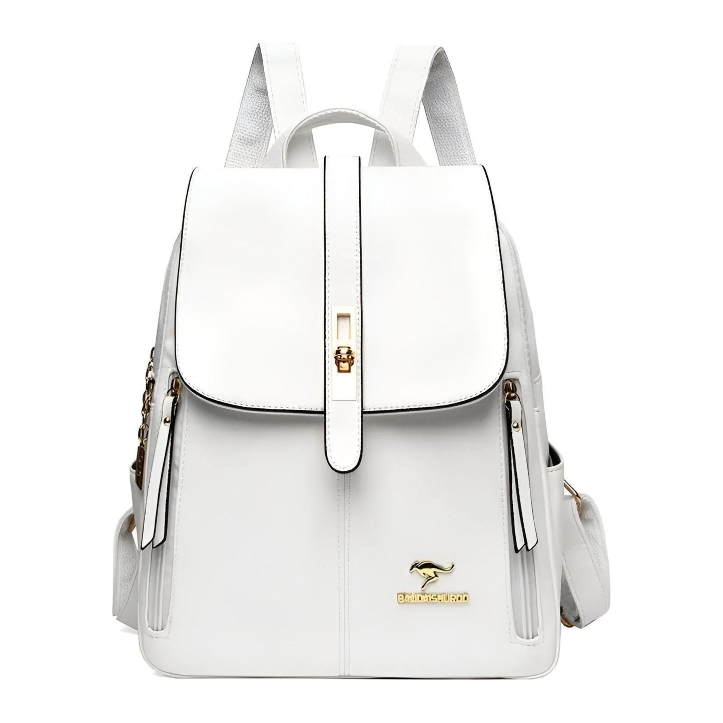 Women's Luxury Leather Backpack Elegant Everyday Office Carry