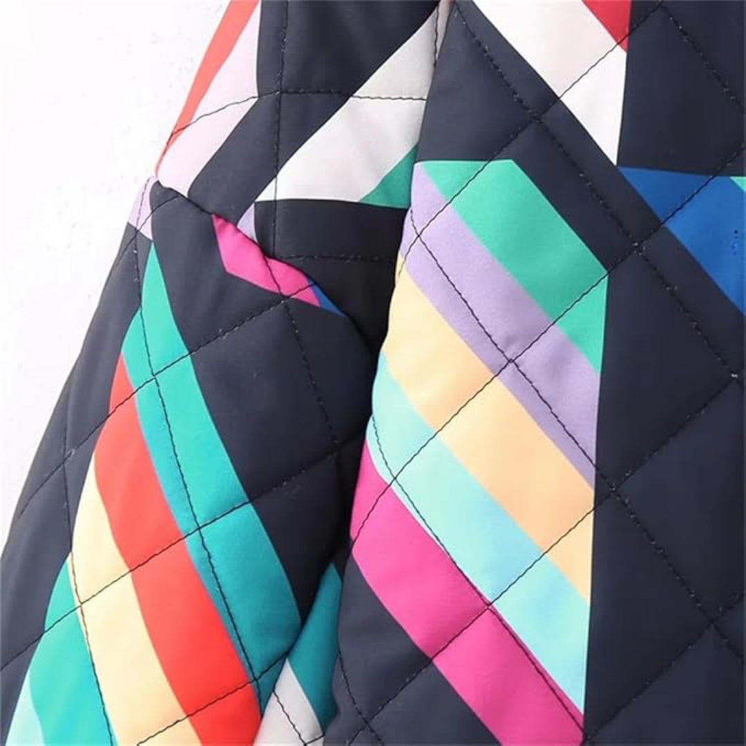 Women's Oversized Patterned Open Front Knit Cardigan Sweater