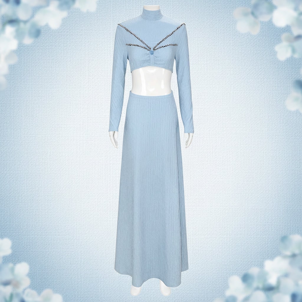 Women's Princess Costume Dress With Matching Cape