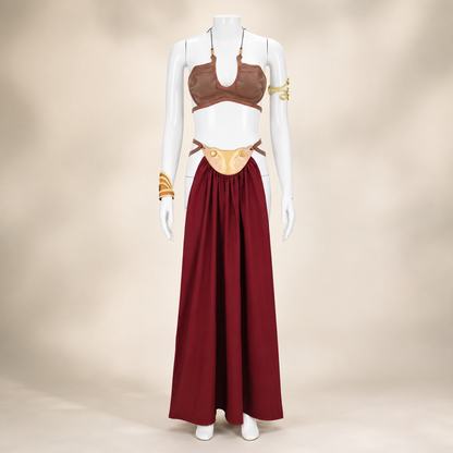 Women's Princess Costume Dress With Matching Cape