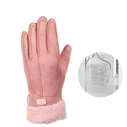 Women’s Rechargeable Heated Gloves Touchscreen Fast Warm Up Adjustable Heat