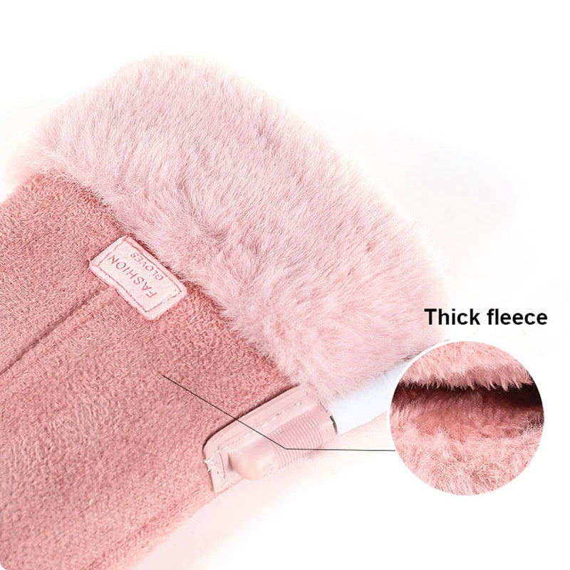 Women’s Rechargeable Heated Gloves Touchscreen Fast Warm Up Adjustable Heat