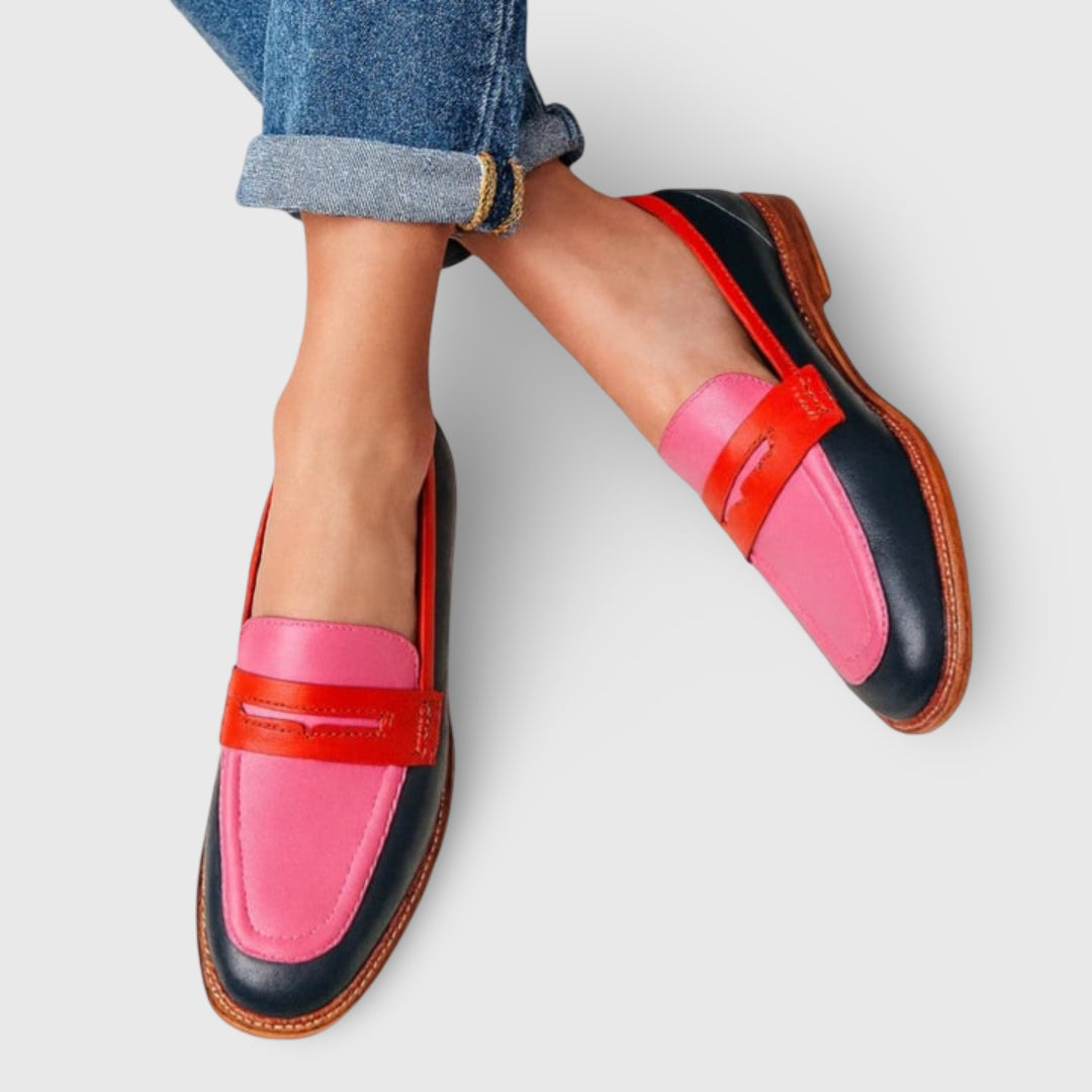 Women's Round Toe Slip On Loafers Casual Everyday Shoes