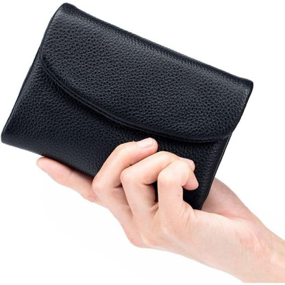 Women's Slim Bifold RFID Wallet With Card And Coin Storage