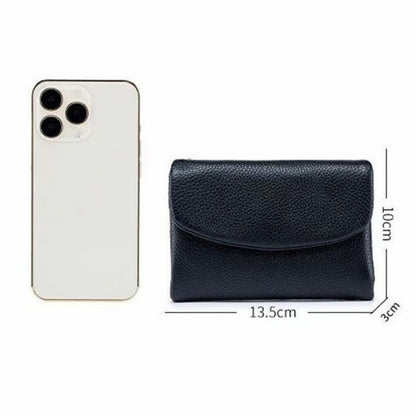 Women's Slim Bifold RFID Wallet With Card And Coin Storage