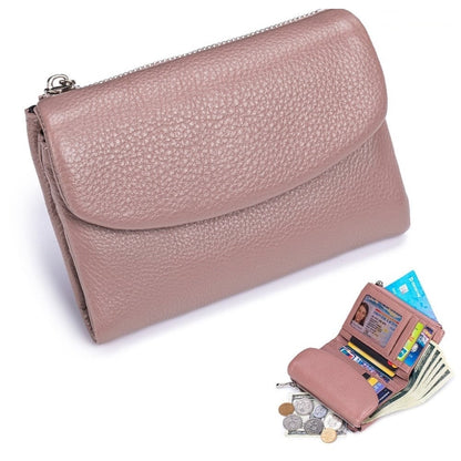 Women's Slim Bifold RFID Wallet With Card And Coin Storage